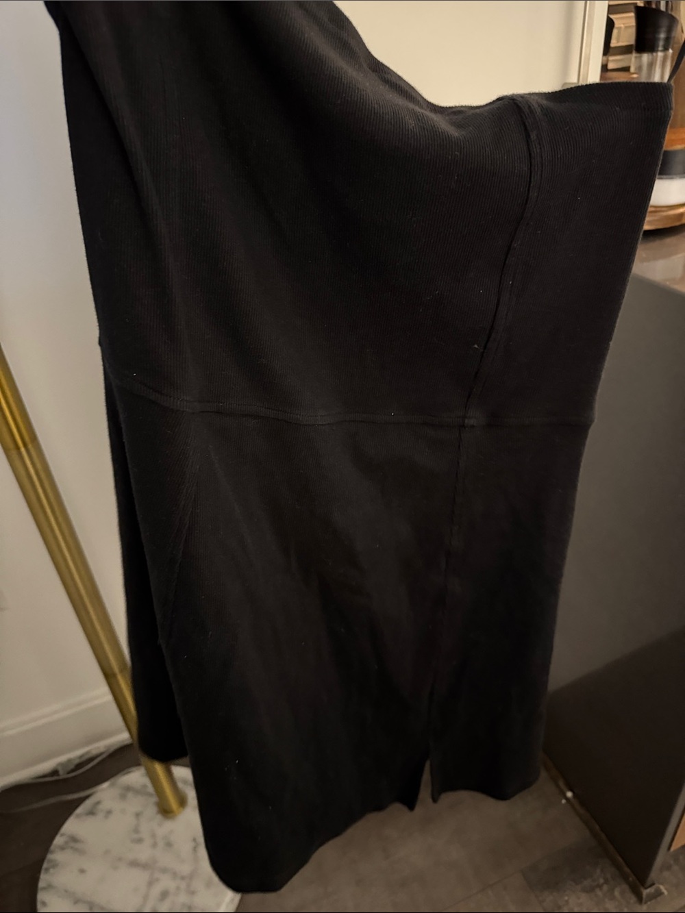 Women's Black Strapless Romper